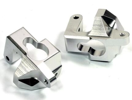 Silver Billet Machined Caster Blocks for HPI Ken Block WR8 3.0