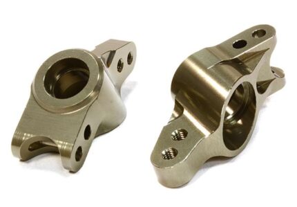 Grey Billet Machined Rear Hub Carriers for HPI 1/10 Scale Bullet MT & Bullet ST