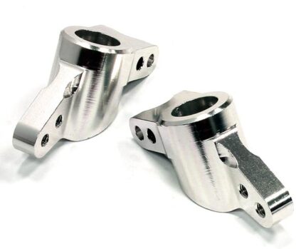 Silver Billet Machined Rear Hub Carriers for HPI 1/10 Bullet MT & Bullet ST