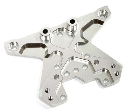Silver Billet Machined Shock Tower for HPI 1/10 Scale Bullet MT & Bullet ST
