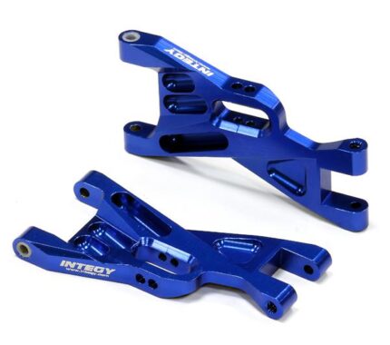 Blue Billet Machined Front Lower Suspension Arms for Traxxas 1/10 Scale Bandit
