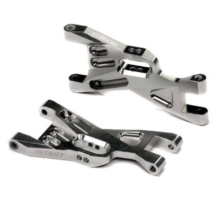 Silver Billet Machined Front Lower Suspension Arms for Traxxas 1/10 Scale Bandit