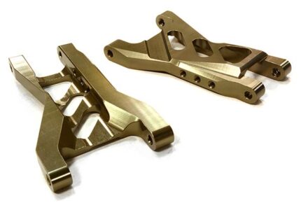 Grey Billet Machined Rear Lower Suspension Arms for Traxxas 1/10 Scale Bandit