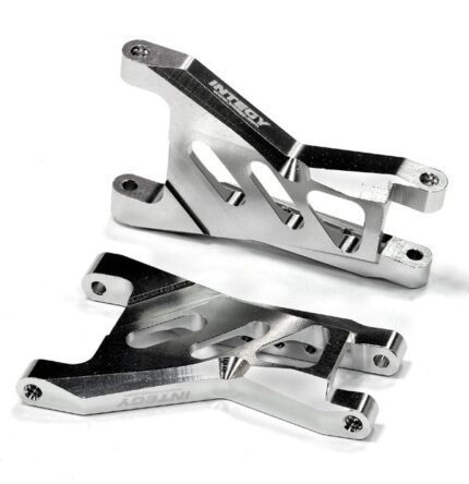 Silver Billet Machined Rear Lower Suspension Arms for Traxxas 1/10 Scale Bandit