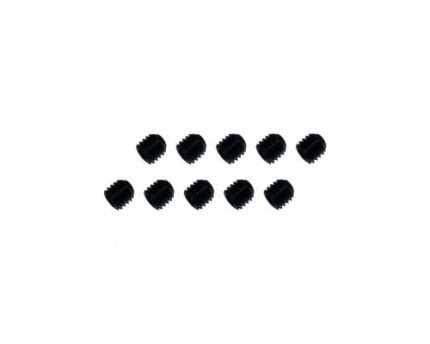 3Racing Steel M3 x 3 Steel Set Screw in Black - Pack of 10
