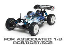 Hop-up Parts for Associated RC8, RC8T & SC8