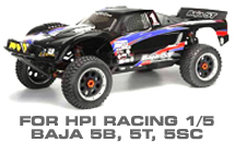 Hop-up Parts for HPI Baja 5B, 5T & 5SC