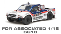 Hop-up Parts for Associated SC18