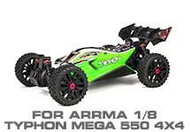 Hop-up Parts for Arrma 1/8 Typhon 4X4 550 Mega