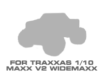 Hop-up Parts for Traxxas Maxx V2 with WideMaxx