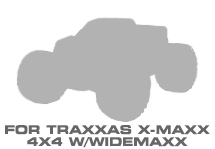 Hop-up Parts for Traxxas X-Maxx 4X4 with WideMaxx
