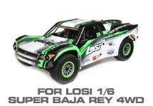 Hop-up Parts for Losi 1/6 Super Baja Rey 1.0 4WD Desert Truck Brushless