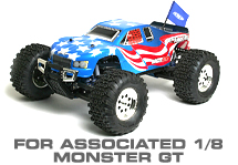 Hop-up Parts for Associated Monster GT