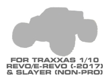 Hop-up Parts for Traxxas 1/10 E-Revo (-2017), Revo, Slayer