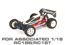 Hop-up Parts for Associated RC18T, RC18B & RC18R