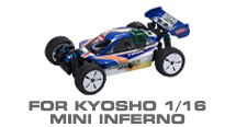 Hop-up Parts for Kyosho Mini Inferno